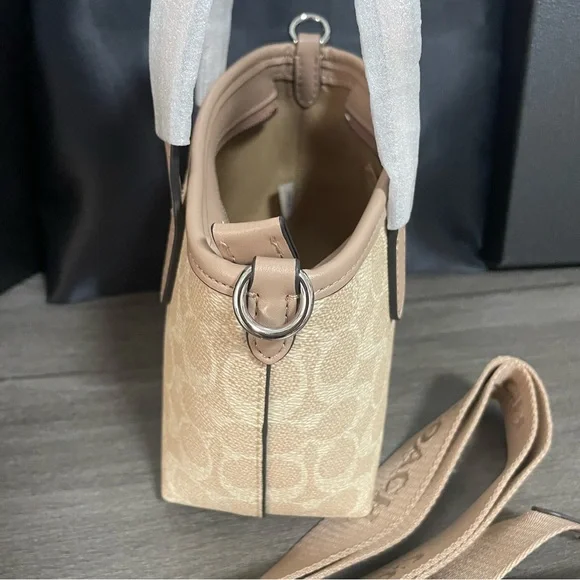 Coach Tan Signature Mini Bag - Picture 5 of 7